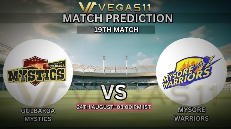 Pre-Match Report: Gulbarga Mystics vs. Mysuru Warriors – Maharaja T20 Trophy 2024, Match 19