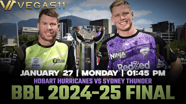 BBL 2024-25 Final: Hobart Hurricanes vs Sydney Thunder – The Grand Finale at Bellerive Oval