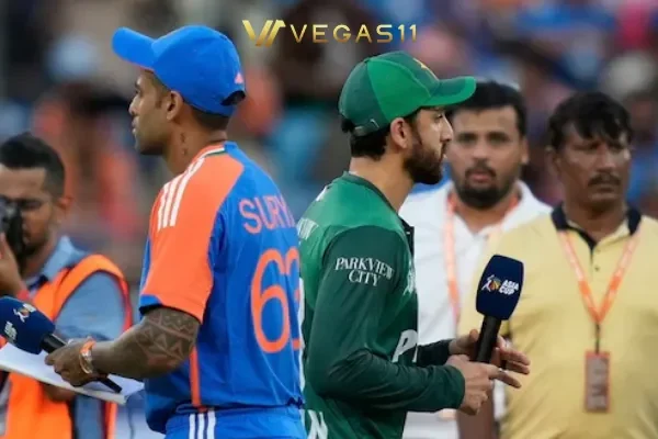 Suryakumar Yadav celebrating India’s win over Pakistan in the Asia Cup 2025 Super Four match at Dubai cricket stadium.