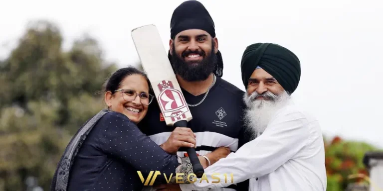 Harjas Singh Indian-origin Australian cricketer hitting sixes in record triple century innings