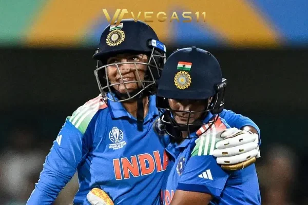 India vs Sri Lanka women's cricket highlights World Cup 2025 Deepti Sharma player of the match celebration victory Guwahati Barsapara Stadium