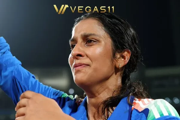 Jemimah Rodrigues celebrates her unbeaten 127 runs against Australia in the ICC Women's World Cup 2025 semifinal at Navi Mumbai