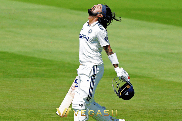 KL Rahul cricket statistics career England Test series 2025 century celebration batting performance