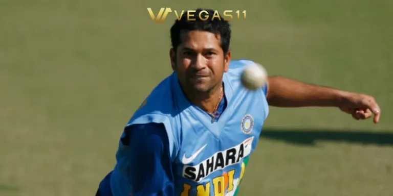 Jasprit Bumrah bowling in ODI cricket, approaching Sachin Tendulkar's wicket tally