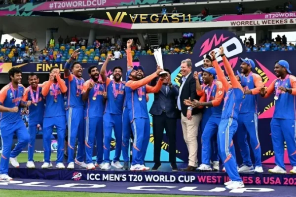 ICC T20 World Cup 2026 schedule table showing matches dates teams fixtures group stage super 8 semifinals final