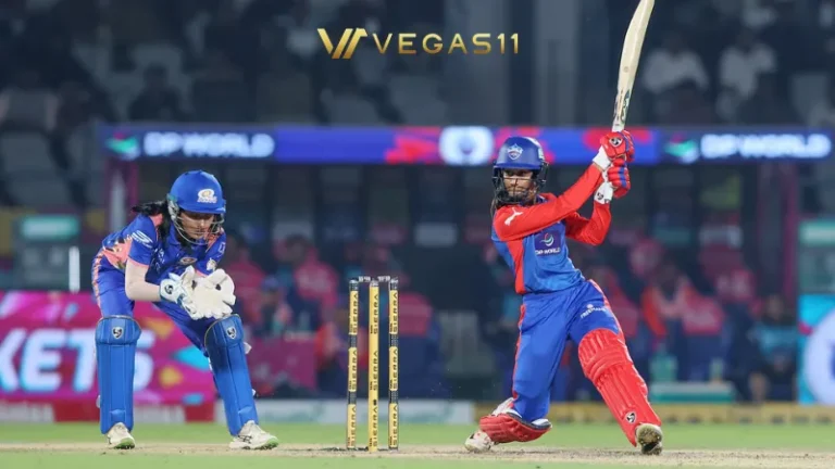 Jemimah Rodrigues batting for Delhi Capitals in WPL 2026 match against Mumbai Indians