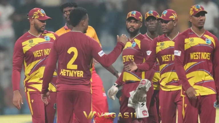 Shimron Hetmyer batting during T20 World Cup Super 8 West Indies vs Zimbabwe at Wankhede Stadium Mumbai
