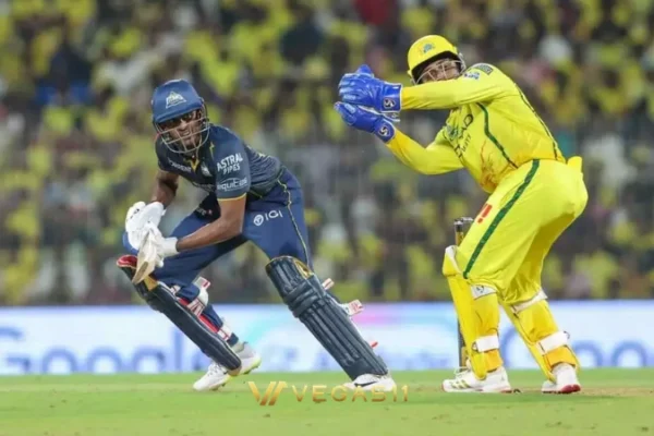 Sai Sudharsan batting during Gujarat Titans beat CSK IPL 2026 Match 37 at MA Chidambaram Stadium