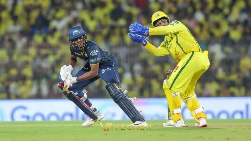 Sai Sudharsan batting during Gujarat Titans beat CSK IPL 2026 Match 37 at MA Chidambaram Stadium