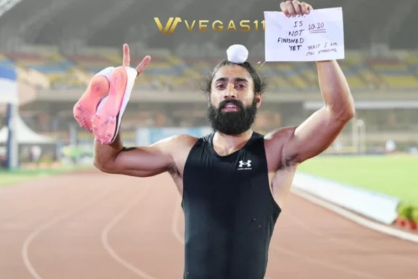 Gurindervir Singh 100m national record run at Federation Cup 2026 in Ranchi, finishing in 10.09 seconds to become first Indian below 10.10 seconds.