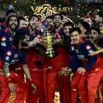 IPL 2026 Final match action at Narendra Modi Stadium Ahmedabad Image