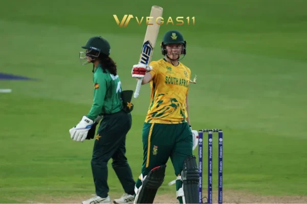 South Africa Women beat Pakistan Women T20 World Cup 2026 Annerie Dercksen batting Edgbaston