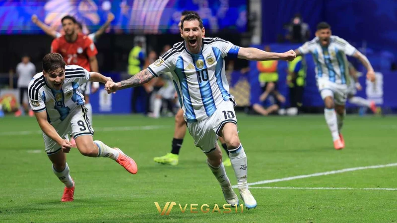 Argentina vs Egypt World Cup 2026 Round of 16 final score 3-2 with goal scorers listed