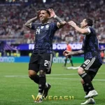 England vs Argentina FIFA World Cup 2026 semi-final full-time score 1-2 with goal scorers and match stats.