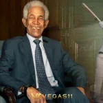 Sir Garfield Sobers batting for the West Indies during his playing career