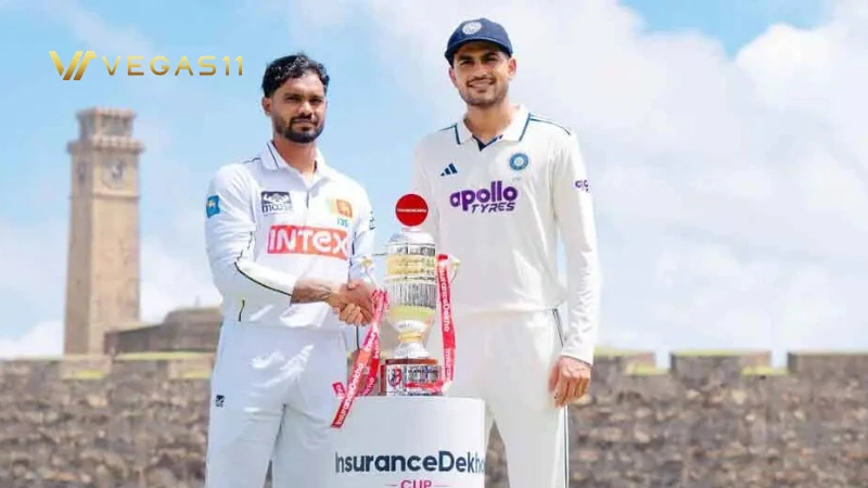 Shubman Gill India captain walks out for the toss at Galle International Stadium during India tour of Sri Lanka 2026.