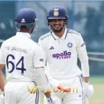 Sri Lanka and India flags with 2nd Test match schedule graphic