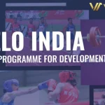 SAI Bhopal official addressing press conference on New Khelo India Scheme 2026-31