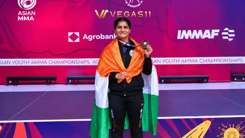 Suchika Tariyal, Indian MMA fighter, bronze medallist in the women's 60kg event at Asian Games 2026