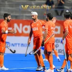 India Asian Games 2026 hockey team celebrates 16-1 win over Sri Lanka