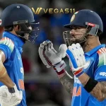 Virat Kohli celebrating his century for India against West Indies in the first ODI