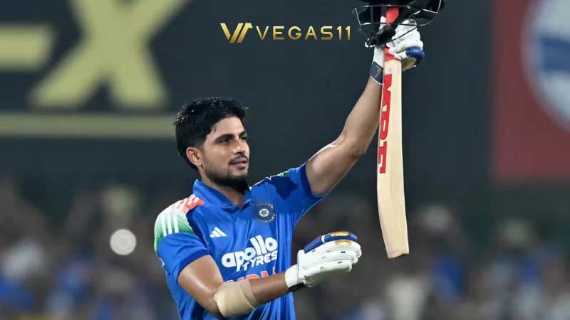 Shubman Gill Player of the Match graphic for IND vs WI 2nd ODI
